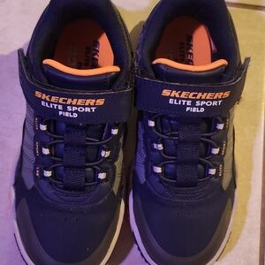Skechers Kids' Navy and Orange Sport Sneakers